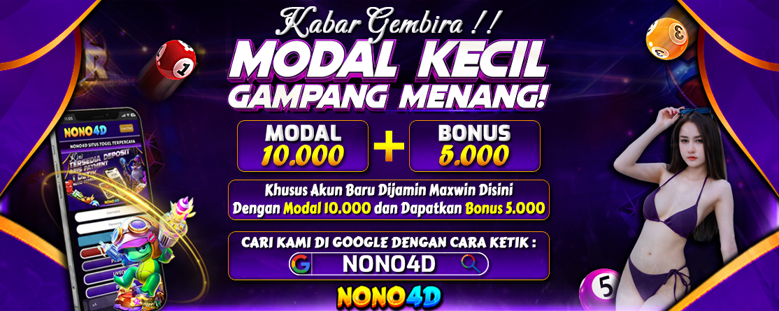 Modal Kecil Gampang menang ditambah dengan bonus deposit melalui qris 5000 hanya di nono4d